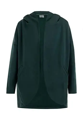 Produktbild: Hoootomi Women's Hootomi Damen Kapuzenpullover, Übergröße Hooded Sweatshirt, Dunkelgrün, L/X-Large