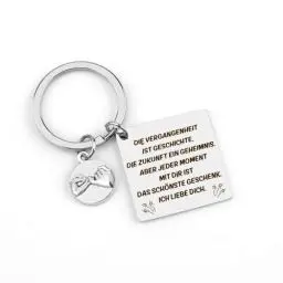 Produktbild: Hoosmoon Geschenk für Paare,Valentinstag Paar Geschenk für Ihn Sie Männer Frau,Schlüsselanhänger Valentinstag,Couple Partner Geschenk Weihnachten Geburtstag,Geschenk für Freund Freundin Jahrestag