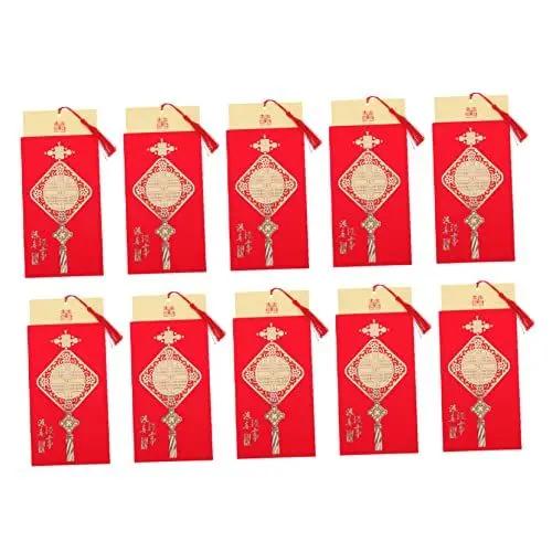 Produktbild: HOOTNEE 10 Stück Hochzeitseinladungen Romantische Einladungskarten Einladungskarten Im Chinesischen Stil Hochzeitskarten Einladungskarten Für Hochzeitseinladungen Papierkarten