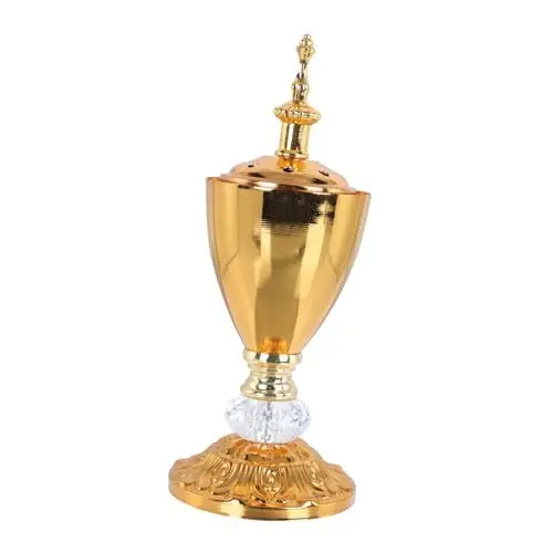Produktbild: HOOTNEE 1stück Kreativer Tisch-räuchergefäß Nahost-Stil Dekorative Censer Für Wohnzimmer Und Esszimmer Rustikaler Aromatherapie-schmuck Für Entspannende Atmosphäre