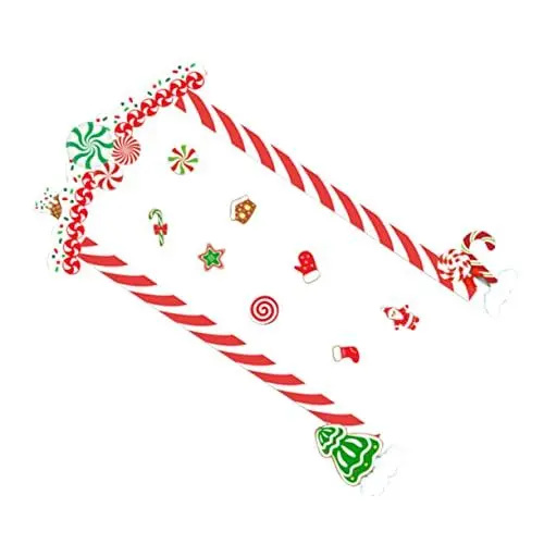 Produktbild: HOOTNEE Weihnachtsdekoration Satz Türfensterabdeckungen Partydekorationszubehör Für Klassenzimmer Veranda Weihnachtsparty