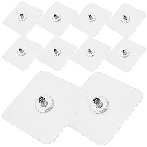 Produktbild: HOOTNEE Nicht Markierende Aufkleber-wandhaken Robuste Fotoaufhänger 30-teiliges Foto-aufhängeset