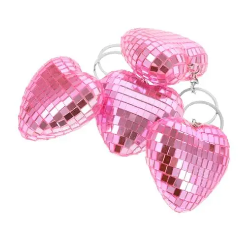 Produktbild: HOOTNEE Mini Discokugel Schlüsselanhänger Disco-ball-kugeln Dekoration Kleine Spiegelkugeln Anhänger Party Accessoires Hängende Ornamente Für Schlüsselbund