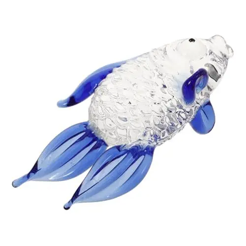 Produktbild: HOOTNEE Aus Kristallglas Goldfischfiguren Zum Sammeln Miniaturfisch -Modell Figur Meerestiere Tropische Fischskulptur Zierfische Für Aquarien Miniatur-fischskulptur