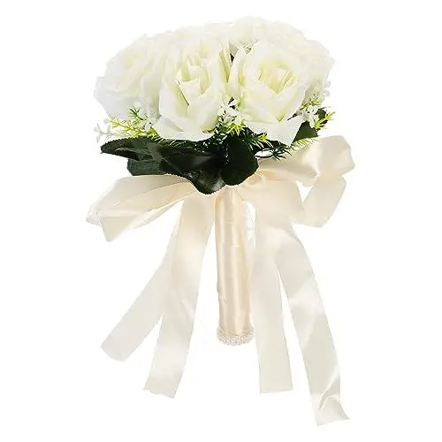 Produktbild: HOOTNEE Künstliche Rosen Für Hochzeiten Party-Dekoration Szenen-Layout-Ornamente Seidenblumen DIY-Dekoration