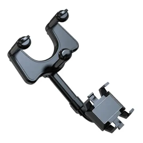 Produktbild: HOOTNEE Rückspiegel-telefonhalter Für Das Armaturenbrett des Telefonhalter Navigationshalterung Schwarz Robust Flexibel