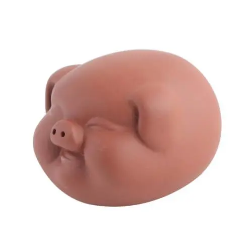 Produktbild: HOOTNEE Tier-Sammlerstück Mini- -Ornament Dekor Schreibtisch deko Teehandwerk aus Keramik handgeschnitzte Figur Chinesisches Tierkreiszeichen Kunsthandwerk Zubehör Statue rot