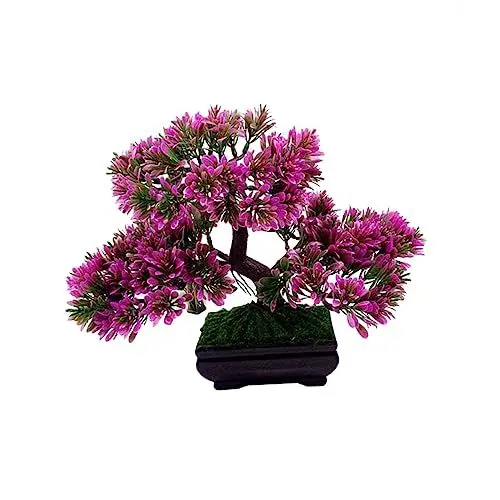 Produktbild: HOOTNEE Künstlicher Bonsai Baum Simulationspflanze Für Heimdekoration Miniatur Grünpflanze Zur Begrüßung Von Gästen Vivid Design Und Pflegeleicht Für Wohn Und Arbeitsräume
