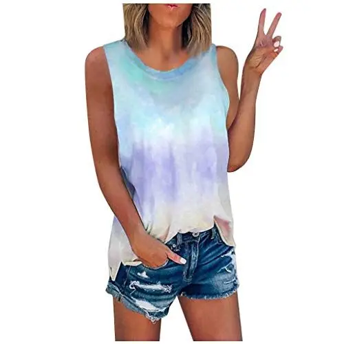 Produktbild: HOOUDO Sale Angebote Blitzangebote Damen Kostüm Elegant Hochzeit Sommerbluse Damen Bunt Crop Tops Teenager Maedchen Festival Kleidung Damen Strandmode Damen Sommer Mein Bestellung Sale