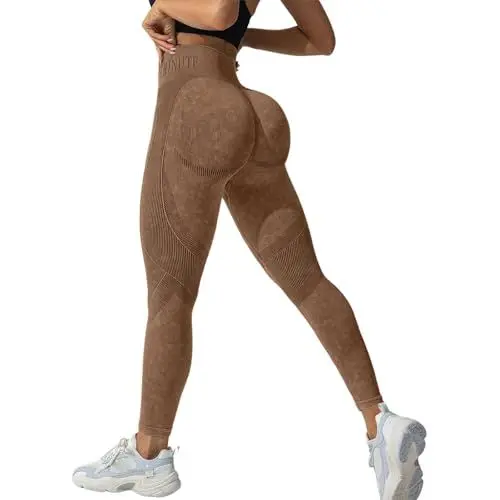 Produktbild: HOOUDO Sale Angebote Kompressionsleggins Damen Lipödem Sport Push Up Leggings Anti Cellulite Damen Blickdichte Sportleggings Scrunch Yogahose Fitnesshose mit Hohe Taille Bauchk Mein Bestellung Sale