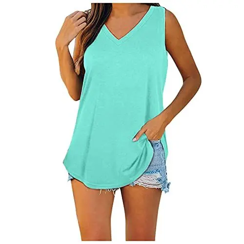 Produktbild: HOOUDO Sale Angebote Prime Angebote Bauch Freie T Shirt Maedchen Spaghetti Top Damen Viskose Schwarzes Top Damen Sexy T.Shirt Damen Baumwolle Spitzen Oberteile Damen Grau Sale Angebote Bestellung