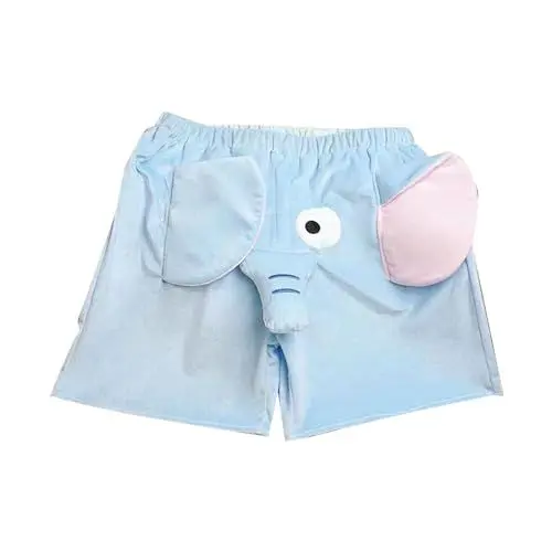 Produktbild: HOOUDO Sale Angebote Sale Angebote Süße DREI Elefanten Shorts Heimhose Lose Schlafhose Unisex Paar Heimhose Cargo Shorts Camouflage Kurze Hose Teenager Mädchen Ballett Shorts Damen Short Damen Sommer
