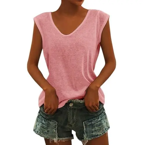 Produktbild: HOOUDO Same Day Angebote Sale Ethno Oberteil Damen Oversize Shirt Damen Sommer Cropped Top Damen Spitze Sportshirt Damen Atmungsaktiv Sale Angebote Bestellung