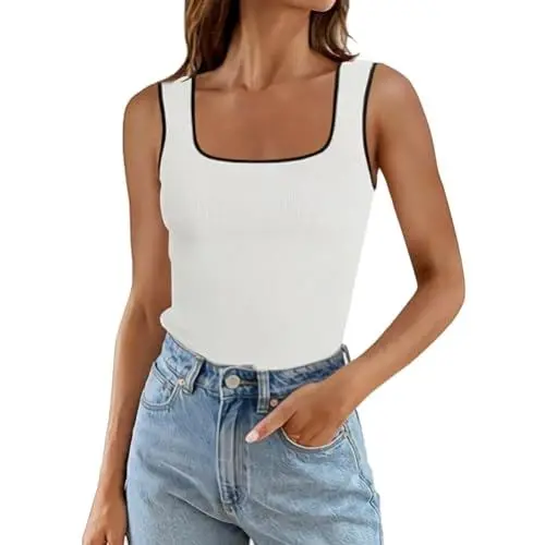 Produktbild: HOOUDO Sonderangebote Schnäppchen Tops Sommer Top Spaghettiträger Damen Ärmellos Rüschen Shirt Mit Schleife Oberteil 70Er Jahre Bluse Retro Kleidung Lila Spitze Oberteile Wickeloptik Transparente