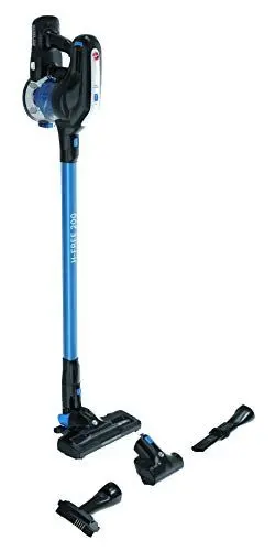Produktbild: Hoover Akku-Hand- und Stielstaubsauger H-Free 200 Pets, HF222UPT, 22 Volt, Ultra bewegliche Bodendüse und extrem leicht, Miniturbodüse ideal zur Tierhaarentfernung, Schwarz/Blau