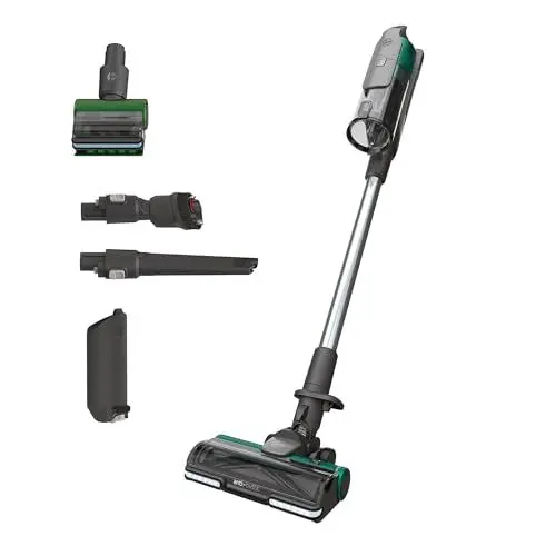Produktbild: Hoover Akku-Staubsauger Tierhaare HF9 PET I Bis zu 240 m² bzw. 60 Min Laufzeit mit 2 Akkus I Leistungsstarker Staubsauger kabellos & beutellos I Akkusauger mit Tierdüse & Anti-Twist Düse mit LED-Licht