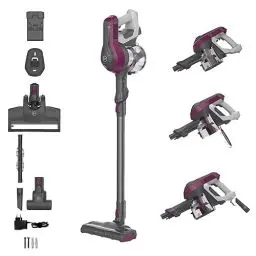 Produktbild: Hoover Akku-Staubsauger ohne Beutel + Tierdüse I bis zu 120 m² mit 1 Akkuladung I Staubsauger kabellos mit LED, XL Staubbehälter & Parkfunktion I Akkusauger mit Fugendüse & Staubbürste (HF110P)