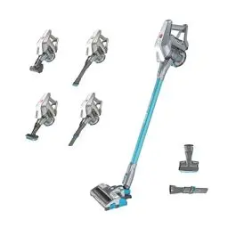 Produktbild: Hoover Akku Saugwischer mit Licht – 3-in-1 Staubsauger mit Wischfunktion & Handsauger – 25 Min. Laufzeit – mit 2-in-1 Zubehör und großem Staubbehälter – Wischsauger mit Parkfunktion (HF322YHM)