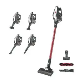 Produktbild: Hoover 39400985 Akku-Staubsauger, Rot/Grau, Home