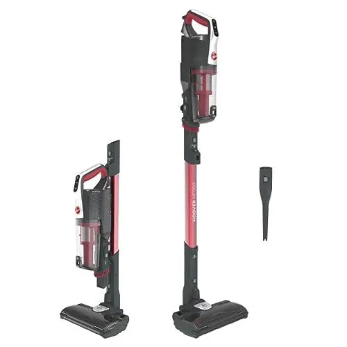 Produktbild: Hoover H-FREE 500 HF522STH 011 HOME Akku-Staubsauger ohne Beutel – bis zu 30 Min. Laufzeit – komprimierbar für kompaktes Verstauen – kabelloser Staubsauger mit LED & Parkfunktion