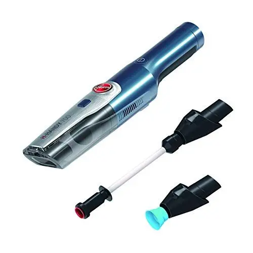 Produktbild: Hoover Handstaubsauger mit Vakuum-Funktion für Kleidung & Lebensmittel – Leichter & kraftvoller Handsauger mit LED-Licht – mit Vakuumierbeutel (HH710BSS)