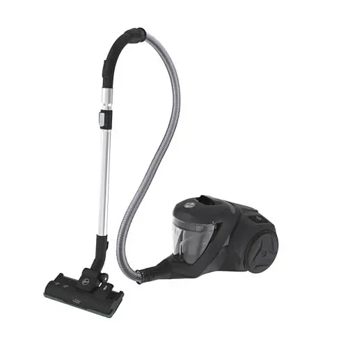 Produktbild: Hoover Staubsauger beutellos – Boden-Staubsauger für Tierhaare I Beutelloser Staubsauger mit XL Staubbehälter für alle Bodenarten – leiser Zyklon-Staubsauger (75 dBA) mit 2-in-1 Zubehör (HP321PAF)