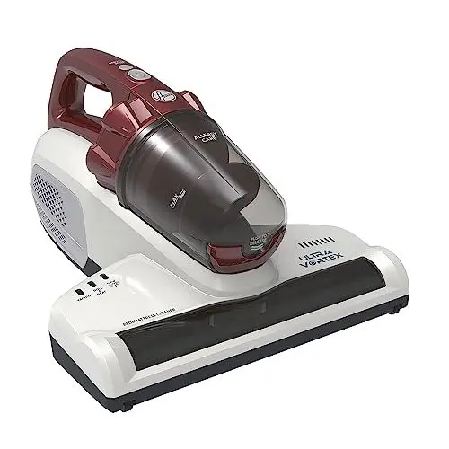 Produktbild: Hoover Ultra Vortex Milbensauger mit UV-Licht, bekämpft Bettwanzen – Polsterreiniger entfernt 99,9% Bakterien, Allergene, Staub-Milben – Matratzenreiniger für hygienische Reinigung, für Allergiker