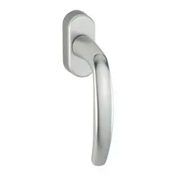 Produktbild: HOPPE 10760880 Fenstergriff Atlanta-Secustik 90°, VK 7 x 32-42 mm, Silber
