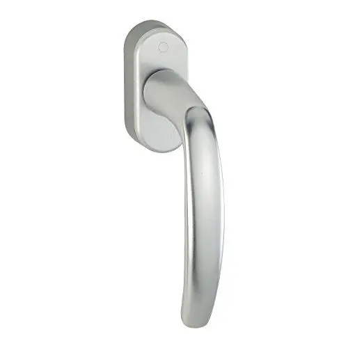 Produktbild: HOPPE 10760880 Fenstergriff Atlanta-Secustik 90°, VK 7 x 32-42 mm, Silber