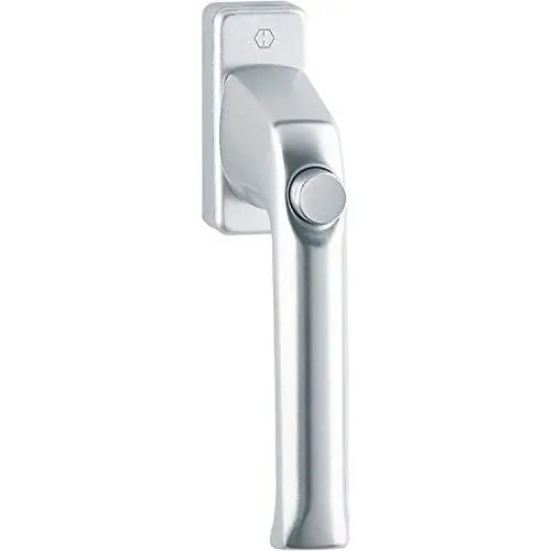 Produktbild: HOPPE 819553 Fenstergriff London/Druckknopf AL F1, silber