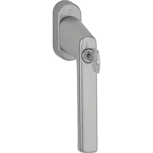 Produktbild: HOPPE Fenstergriff abschließbar VarioFit - VK 7x32-42mm - abschließbarer Fenstergriff mit Schlüssel, Aluminium Edelstahl Effekt