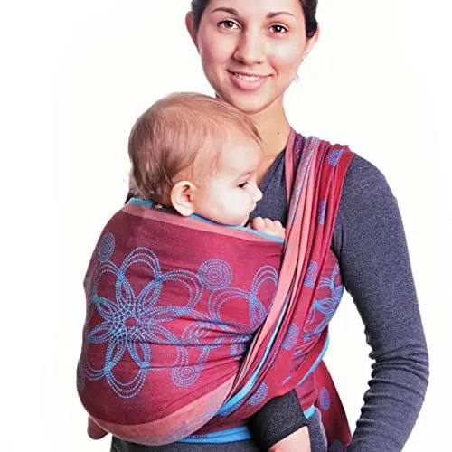 Produktbild: Hoppediz Baby-Tragetuch ab Geburt, Neugeboren bis Kleinkind, 100% Baumwolle, Marrakesch 3,70 m