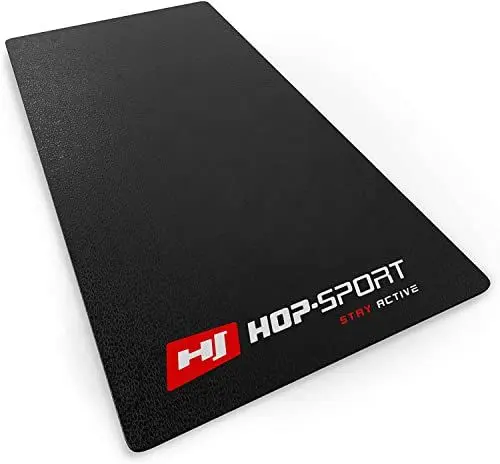 Produktbild: Hop-Sport Bodenschutzmatte aus PVC 0,6mm Dicke Unterleg und Schutzmatte für Fitness & Sportgeräte in DREI Größen zur Auswahl 220x110cm