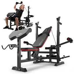 Produktbild: Hop-Sport Multifunktions Hantelbank HS-1075 Kraftstation Trainingsbank Fitnessstation