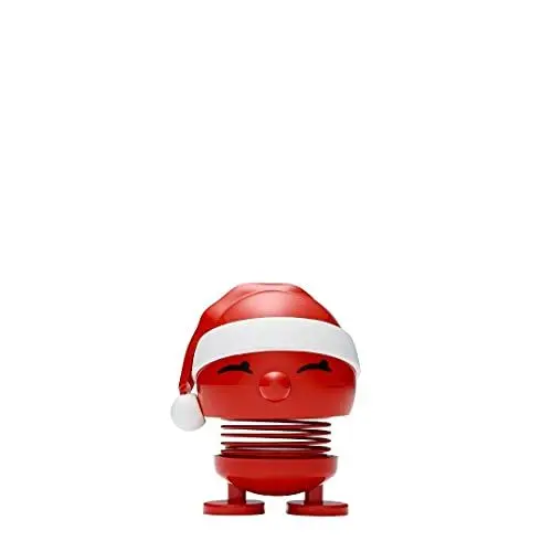 Produktbild: Hoptimist - Skandinavisches Design - Weihnachtsfigur - Small Santa Bimble - Höhe: 8 cm - Rot - Geschenkidee