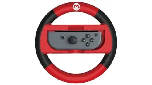 Produktbild: HORI Nintendo Switch Mario Kart 8 Deluxe Lenkrad (Mario Version)