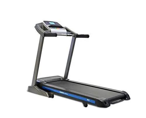 Produktbild: Horizon Fitness T11 Laufband besonders gelenkschonend durch modernstes IdealZone-Dämpfungssystem | 2 PS starkter Motor | 18 km/h Maximalgeschwindigkeit