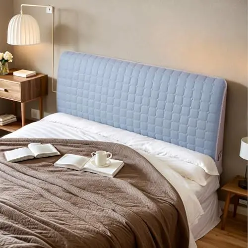 Produktbild: HORLSKI Bettkopfteilbezug Aus Gesteppter Baumwolle Für Schlafzimmerdekoration Erhältlich in Größen Einzelbett Doppelbett King-Size Für Zusätzlichen Komfort,D,140cm