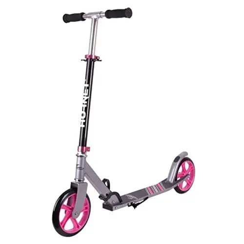 Produktbild: Hornet 14523 Unisex Jugend Scooter Roller 200 Kickscooter, schwarz/pink, 200 mm