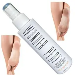 Produktbild: Hornhautentferner - Sofortiges Peeling Fußspray - Füße abgestorbene Haut Entferner rissige Fersen Weichmacher - Home Spa Pediküre Behandlung - Funktioniert mit jeder Fußfeile oder jedem Schrubber