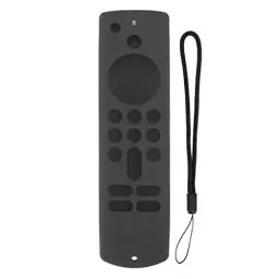 Produktbild: Horoper Silikon-Fernbedienungshülle, Fernbedienungs-Silikonhülle für Fire TV Stick, rutschfeste Silikon-Schutzhülle mit Umhängeband der 3. Generation(Grau)