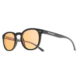 Produktbild: Horus X ® • Runde Blaulichtbrille | Computerbrille für Bildschirme: Anti-Müdigkeit & Augenentspannung | Für Männer und Frauen - Kleine Gesichter | Urban Amber