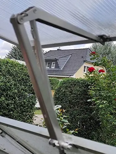 Produktbild: HOSAUD Automatischer Fensteröffner Maximale Belastung 7-15kg, Gestärktes Fensterheber für Gewächshaus Gartenhäuser Temperaturgesteuert Hubhöhe 45 cm Fensteröffner Gartengeräte