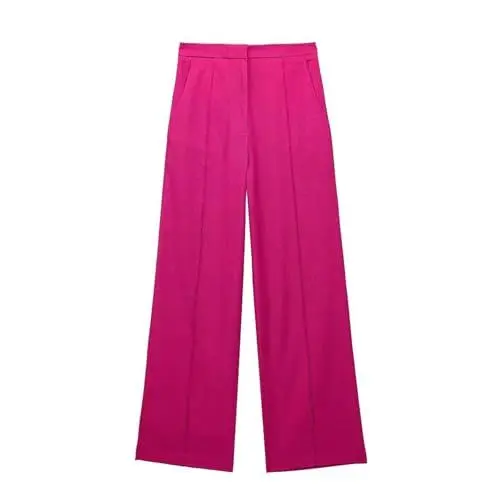 Produktbild: Hose Schwangerschaft Damen Zweireihiges Anzug-Set Gerades Bein Anzughose Lässig Und Elegant Schlupfhose Damen Weiß (HT2, XS)