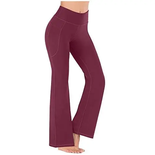 Produktbild: hose damen, leggings mit schlag damen, exercise & fitness clothing, womens pants, shaping leggings, sport outfit, sportleggings, yogakleidung, hose weitem bein, gym hosen hosen, legging, leggins gym
