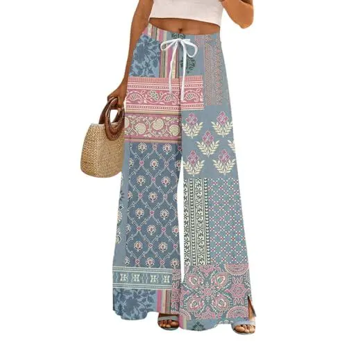 Produktbild: Hosen Damen Trainingshose Yoga Weite Hose Damen Große Größen Freizeithose Herbst haushose Bequeme Lässig Business Pants Einfarbig Sommer Halloween 2#grau XL