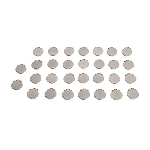 Produktbild: Hosenträger-Clips, galvanisierte Oberflächen, Metall, runde Schnuller-Clips, 30 Stück, tragbar, Edelstahl zum Nähen