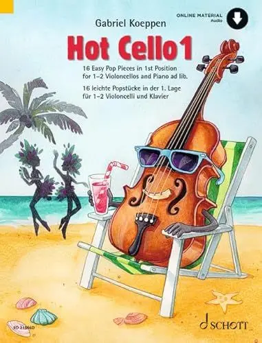 Produktbild: Hot Cello 1: 16 leichte Popstücke in der 1. Lage. Violoncello (2. Violoncello ad libitum). (Celloschule)
