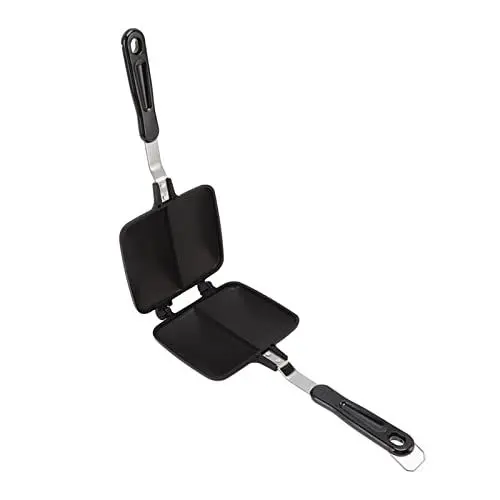 Produktbild: Hot Sandwich Maker, Antihaftbeschichtete Aluminiumlegierung, Doppelseitiger Sandwich-Grillkäse-Maker, Sandwich-Toaster, Presse, Gleichmäßige Erwärmung Zum Kochen von Omeletts,