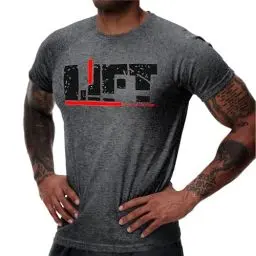 Produktbild: HOTCAT Athlet Slim-Fit Fitness Tshirt für Herren - Langes Schnelltrocknendes Gym T-Shirt - Bodybuilding, Krafttaining Workout Gym Shirt
